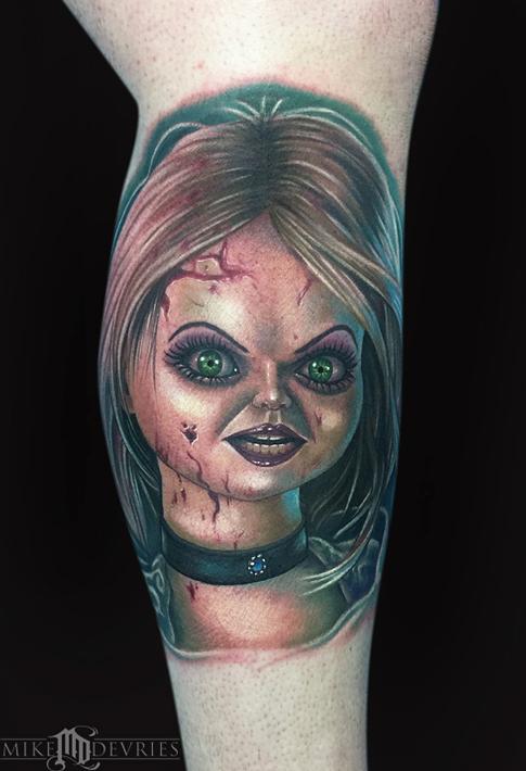 Mike DeVries - Bride of Chucky Tattoo